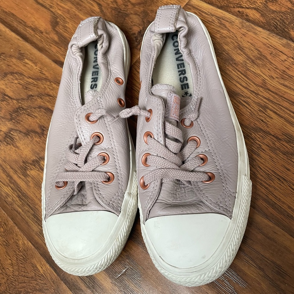 Converse Mauve Slip On Shoes